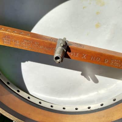 Vintage 1923 Vega Style X No. 9 Tenor Banjo w/ Original Hardshell Case - a Century Old - WOW! image 16