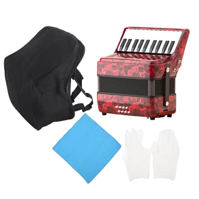 22-Key Piano Accordion with 8 Bass – Ideal Musical Instrument for Beginners image 1