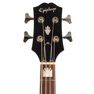 Epiphone El Capitain J-200 Studio Bass (Fishman Sonitone) Aged Vintage Sunburst image 3
