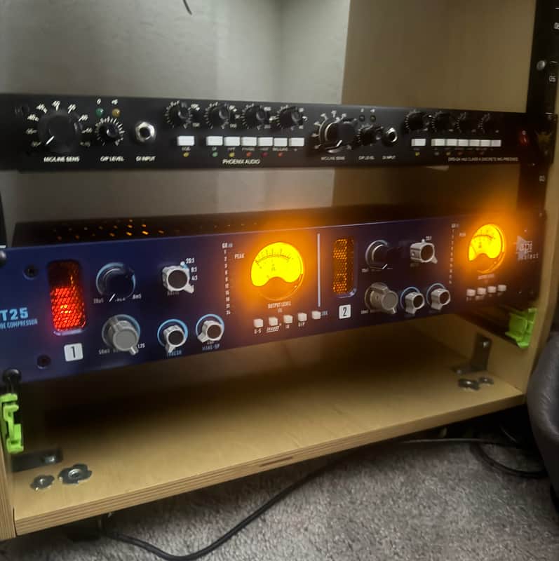 API Select T25 Tube Compressor - Upgraded w/ Matched Vintage Matsushita/Panasonic 12BH7A Gold Grid NOS Tubes image 1