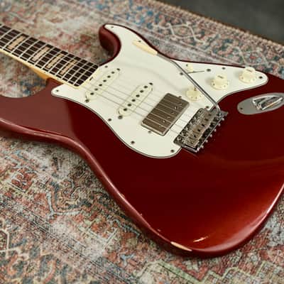 Brondel "New Vintage" Hot-rod '69, 2025 - Burgundy Mist Met. ‘70s Gibson Patent # Humbucker. Vintage Fender Neck (Repurposed 1969), NEW, (Authorized Dealer) image 7