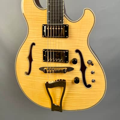 Eastwood Classic 6 TA PH Languedoc Anastasio Style Hollowbody Natural image 3