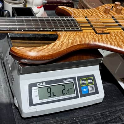 Warrior Dran Michael 5-String Bass 2020 - outstanding Quilty Maple example boy do we luv these Basses ! image 11