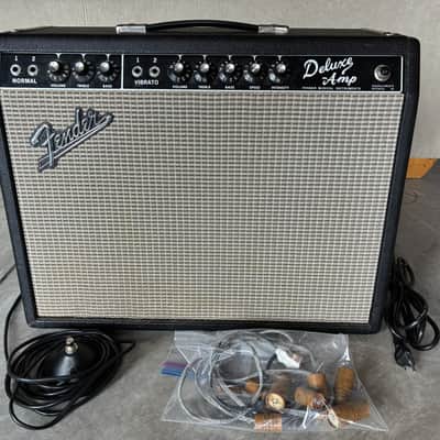 1965 FENDER BLACK FACE DELUXE - AB763 CIRCUIT - EXCELLENT CONDITION image 3