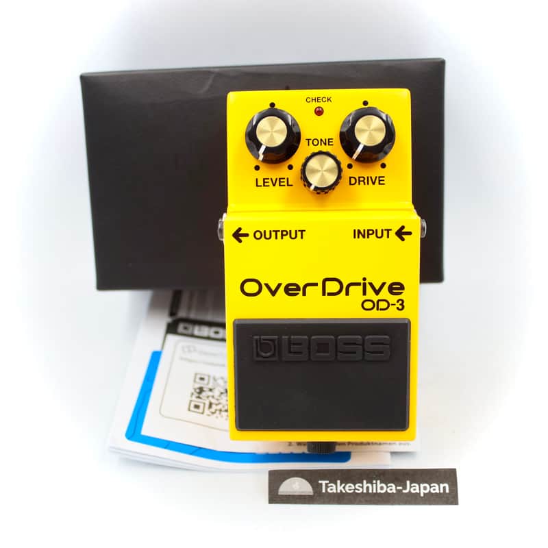 Boss OD-3 OverDrive (Silver Label)