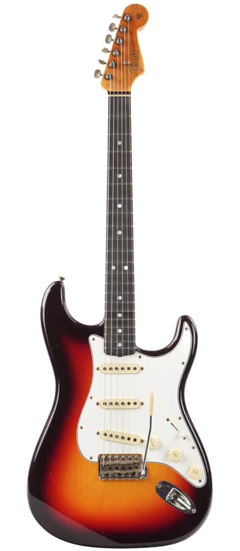 Fender Custom Shop '65 Stratocaster 3 Color Chocolate Sunburst Journeyman Relic image 1