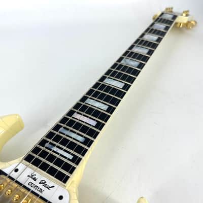 2020 Gibson Murphy Lab '63 Les Paul SG Custom with Maestro Ultra Light Aged - Classic White image 8