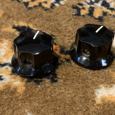 Vintage Original Fender Jazz Bass Knobs image 2