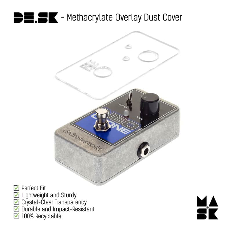 Protective Methacrylate Overlay Dust Cover for Electro-Harmonix Neo Clone image 1