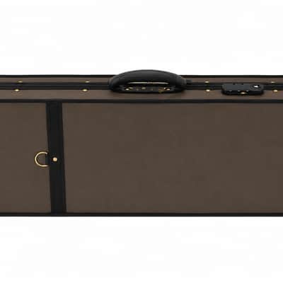 Premium Wooden Violin Case 4/4 Full Size 4-Bow Holder Combo Lock Water-Resistant image 3