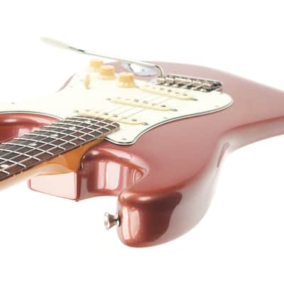 Fender MIJ 62 Vintage Reissue Stratocaster Burgundy Mist 1990 image 10