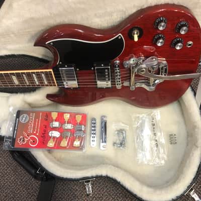 Used 2013 Gibson SG Cherry Red With B5 Bigsby image 9