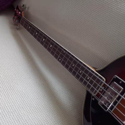 Eko Violin Bass, Left handed, Sunburst 1960s image 10