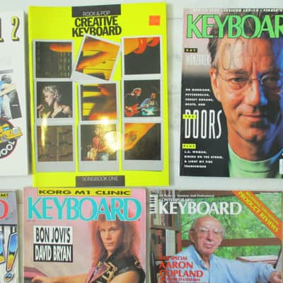 Keyboard Magazine Back Issues and Songbooks 1980's | Reverb