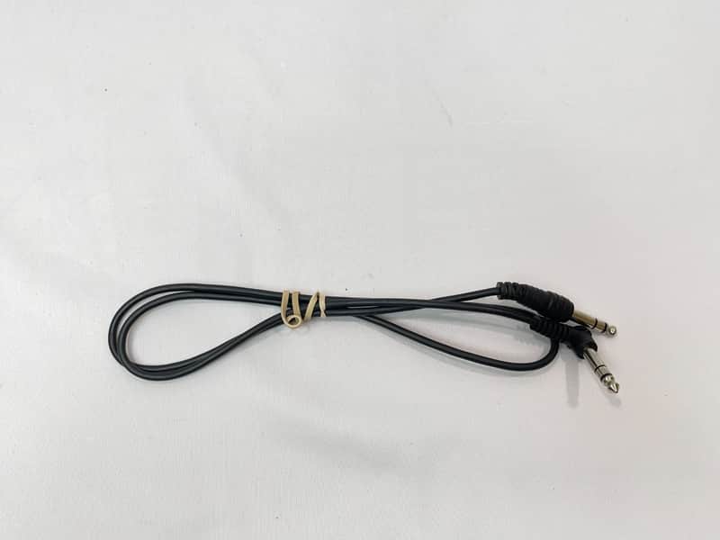 Roland PCS-3F Stereo (TRS) 3' Patch Cable Cables Wire Wires Cord Cords 1/4" image 1