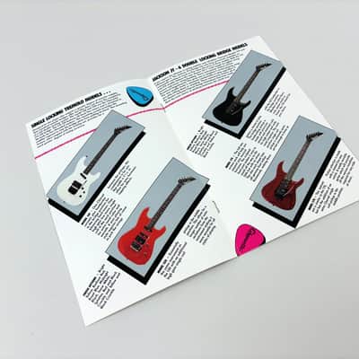Charvel Late-’80s Charvette by Charvel Brochure — pure hair-metal daydream fuel. 1989 image 3