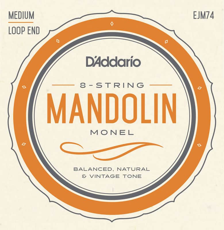 D'Addario EJM74 Monel Mandolin Strings, Medium, 11-40 image 1