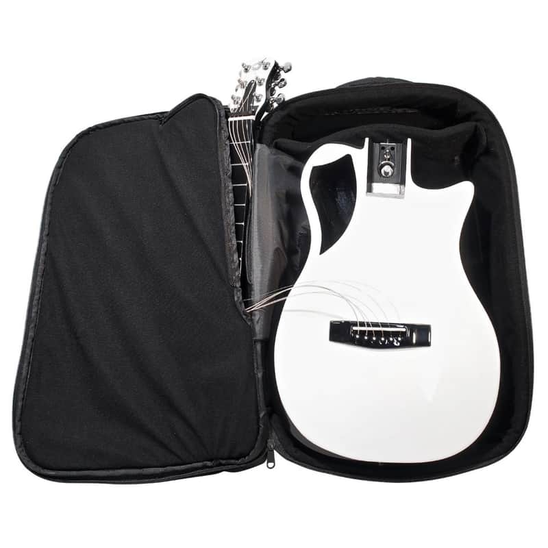 Journey Instruments OF660W1 Carbon Pearl Top Carbon Fiber 6-String Travel Guitar w/Bag & Pickup image 1