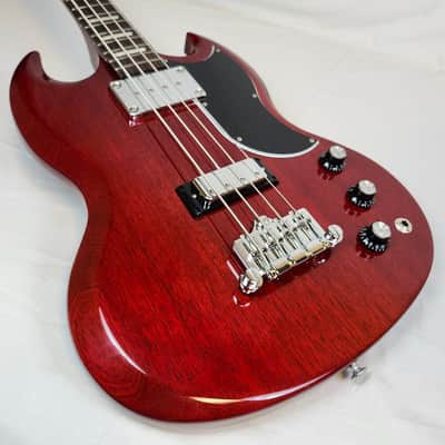Gibson SG Standard Bass Guitar, Heritage Cherry W/Case image 11