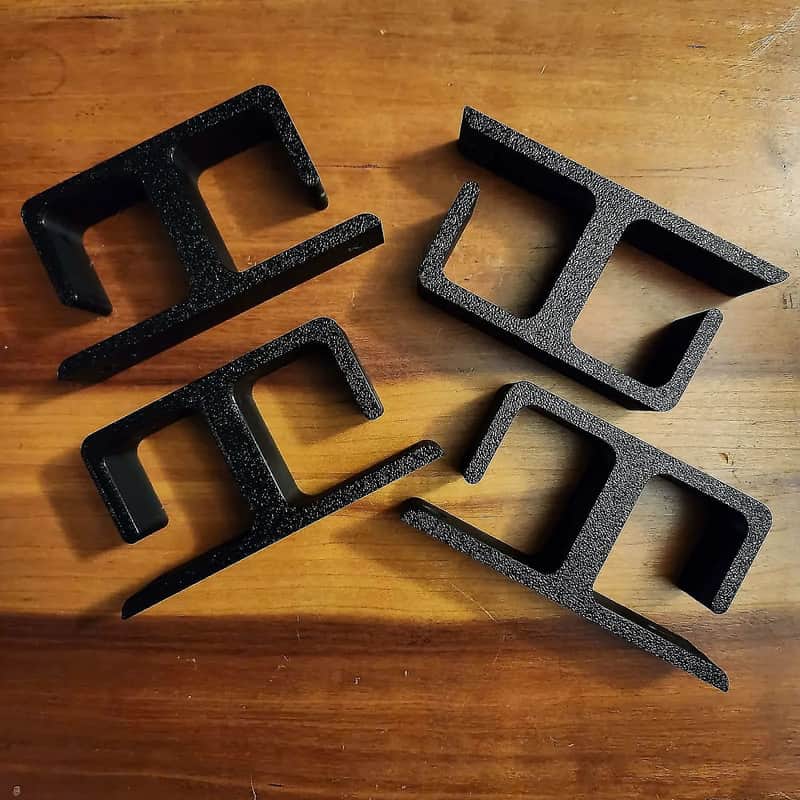 4x Under desk cable hooks imagen 1