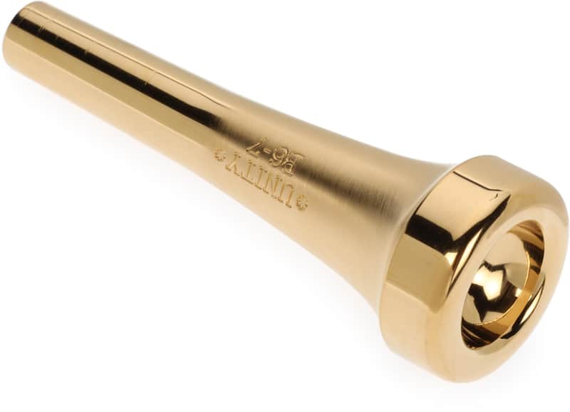 Monette Unity B6-7 Trumpet Mouthpiece - 24k Gold-plated image 1