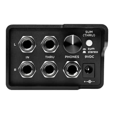 Stereo to FOH Kit Extended Range - Strymon PCH Active Direct Interface + 2x Pig Hog Black/White Woven XLR Cable 30FT image 3