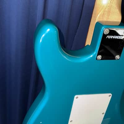 Fernandes Strat Copy - Teal image 16