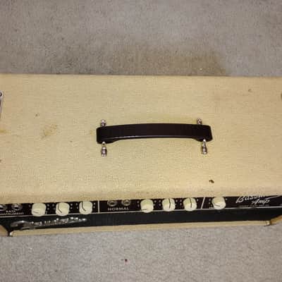 1962 Fender Bassman, "Brown Face', 6G6-B, With Fender Amp Cover image 4