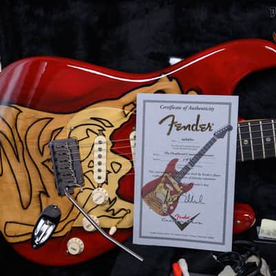 Fender Custom Shop “The Disaffected” Stratocaster #7 of 8  Artwork by Adrian Nyman 2003 w/OHSC image 18