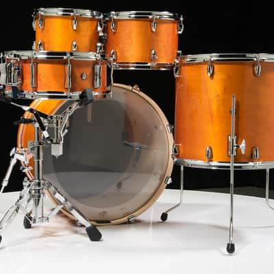 Yamaha Stage Custom Honey Amber 5pc Shell Pack 10/12/14/20/14SD image 2