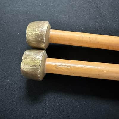 Mike Balter 9R, 5/8-Inch Brass Bell Mallets, Rattan Handles - VERY GOOD image 5