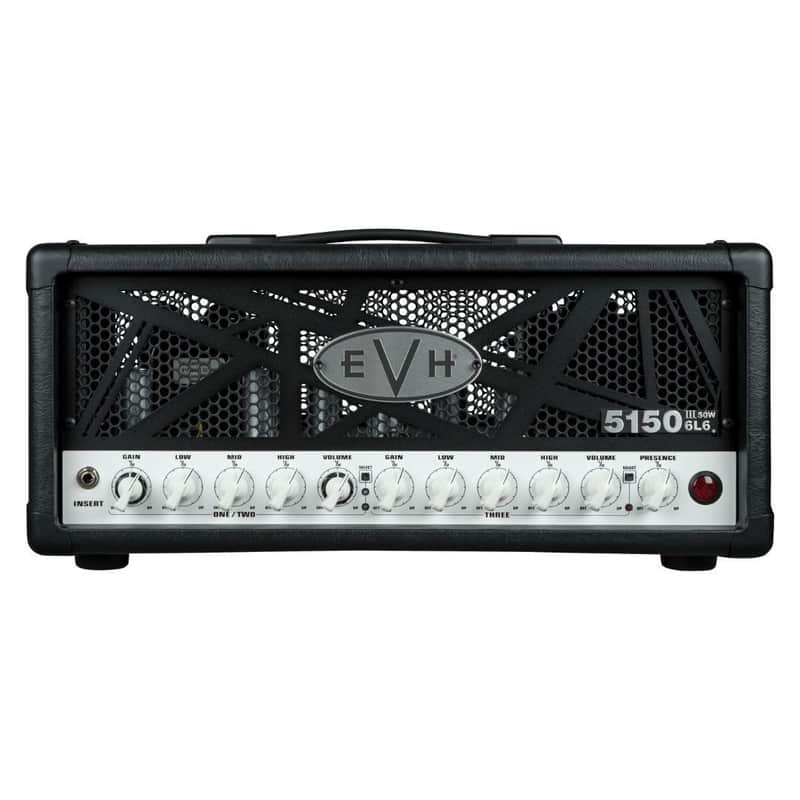 EVH 5150 III 50-Watt Tube Head Amplifier with Three channels, Selectable Impedance, and Independent Dual-Concentric Controls (Black) image 1