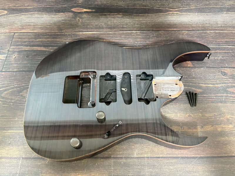 2004 Ibanez Prestige RG2770FM Body Mahogany Black Onyx Made in Japan Excellent+ image 1