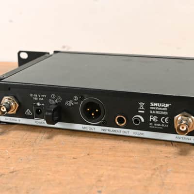 Shure SLX4 Wireless Receiver - H5 Band: 518-542 MHz (NO POWER SUPPLY) CG01SDU image 5