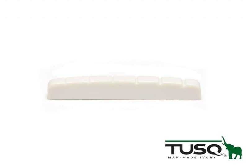 Graph Tech PQ-5010-00 TUSQ 1-3/8" E-to-E Slotted Flat-Bottom Fender-Style Guitar Nut image 1