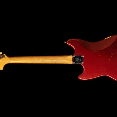 Fender Mustang Competition Candy Apple Red 1972 image 5