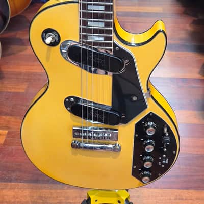 Gibson Les Paul Recording Electric Guitar with Hardshell case 1970's - Rare Yellowed Alpine White image 2