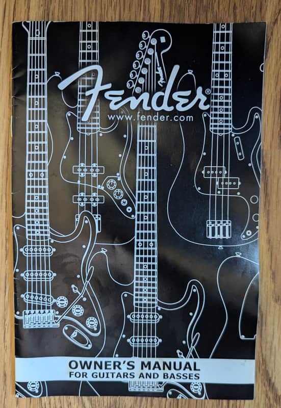 Fender Owners manual for guitars and basses 2002 image 1