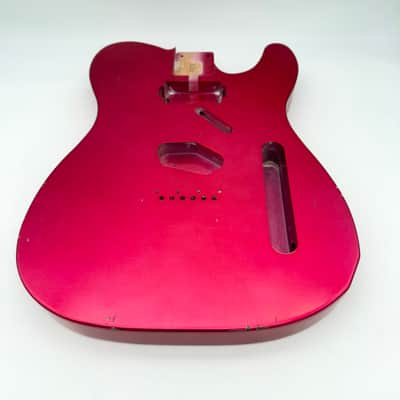 MJT Telecaster Body Alder Relic Nitro Raspberry mjt6572 image 5