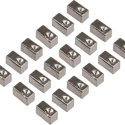 18Pcs Tremolo Bridge Saddle String Lock Insert Blocks Compatible with Floyd Rose Electric Guitar Bridge Saddle (Black) image 1