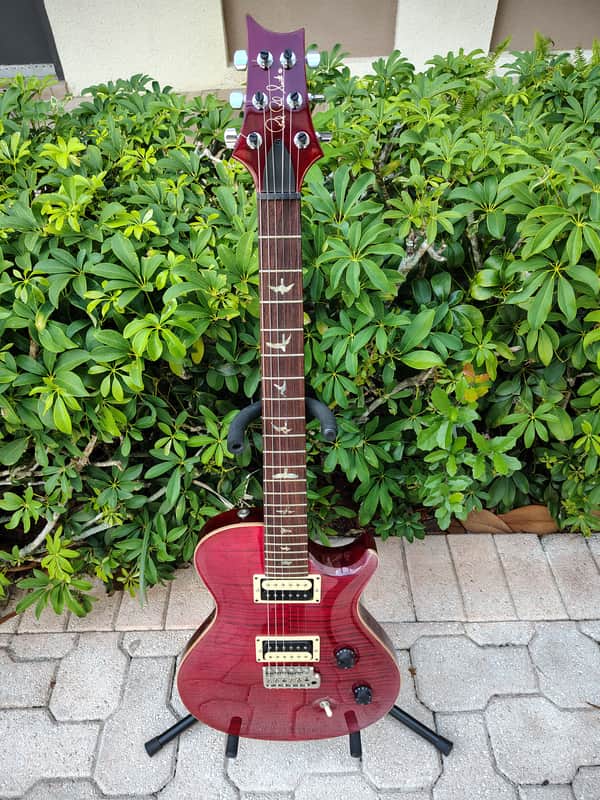 PRS Singlecut Trem 10 Top Birds Black Cherry Pre-Lawsuit Model *UNPLAYED* 2003 image 1