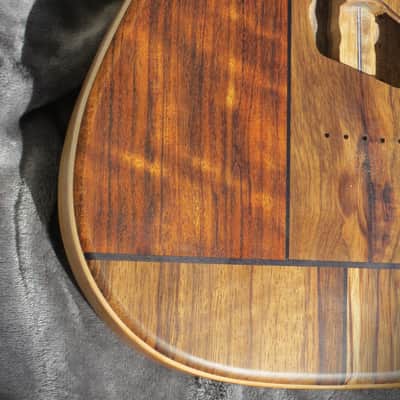 Babik Custom Telecaster Style body, Black Limba, handmade, Art Top image 6
