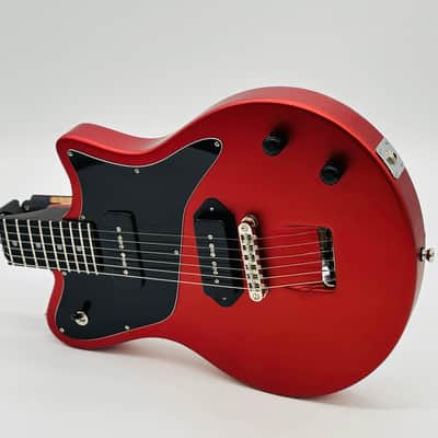 Ciari Travel Guitars Ascender P-90 Duo 2026 Rampart Red 2nd with Free Backpack! image 2