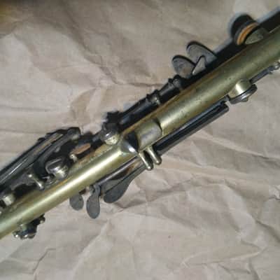 Elkhart Cavalier metal clarinet, USA, Silver-finish, Good Condition image 15