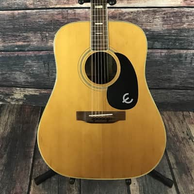Used Epiphone Japanese Made FT-550 Excellente Acoustic Guitar with Case image 1