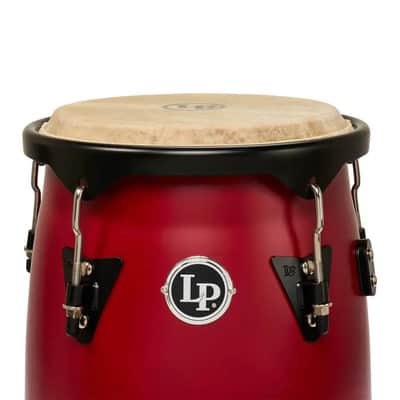 LP Discovery II Ultralight Conga Set 10" & 11" w/Stand Red image 3