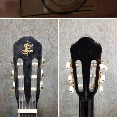 Esteban Spanish Rosas Classical Electronic Acoustic Guitar - Floral image 5