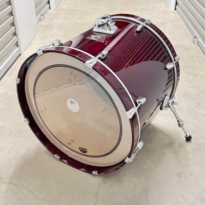 Gretsch 22” x 18” Catalina Maple - Red Lacquer Bass Drum image 2