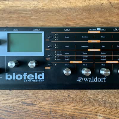 Waldorf Blofeld Desktop Synthesizer 2007 - Present - Black Shadow image 2