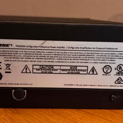 Bose® PowerMatch PM4250 configurable professional power amplifier image 2